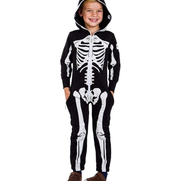 Tipsy Elves Other - SKELETON ONE PIECE COSTUME BY TIPSY ELVES, XS JACK SKELLINGTON 5 years old
